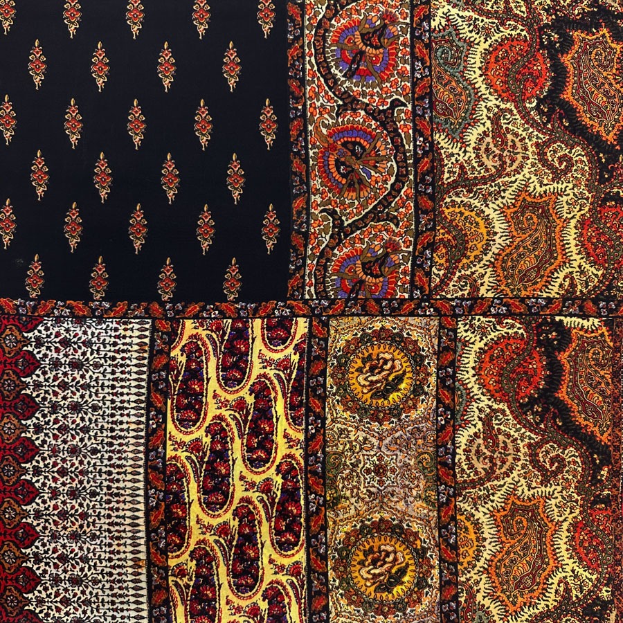 Siid, disain Etro, laius 136 cm