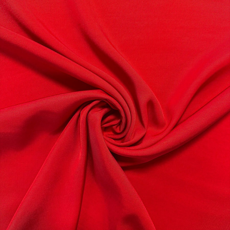 Viskooskangas, peene diagonaalse koetriibuga, punane, laius 148cm-150cm