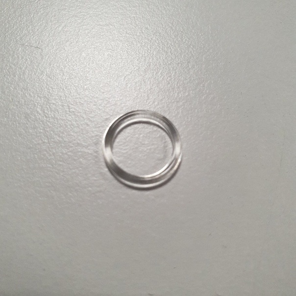 Rinnahoidja traksi rõngas läbipaistev, läbimõõt 10mm,