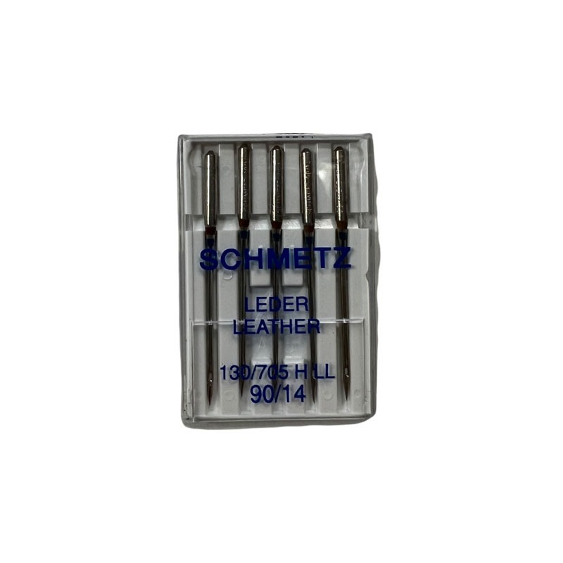 Õmblusmasina nõelad SCHMEZ,  Leather 130/705 H LL, naha õmblemiseks.