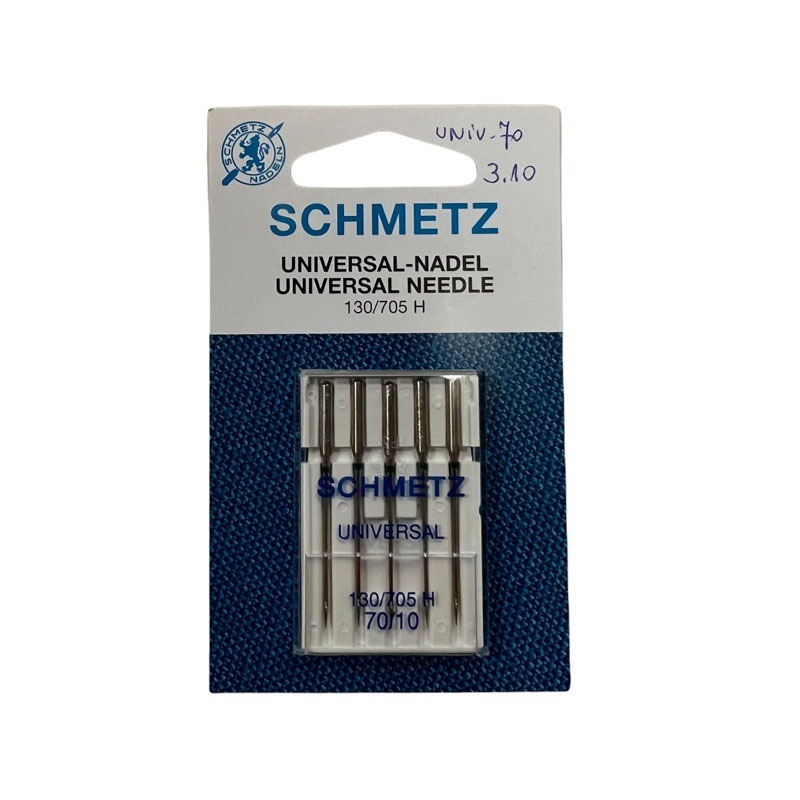 Õmblusasina nõelad SCHMEZ Universal 130/705 H, universaalsed.