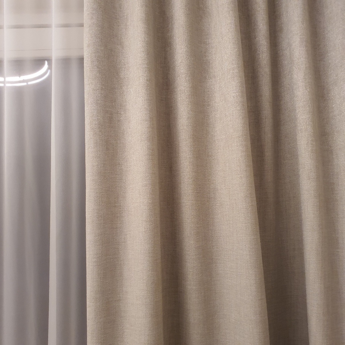 Külgkardinakangas Toscana, hele beež, v.9180, laius 285cm