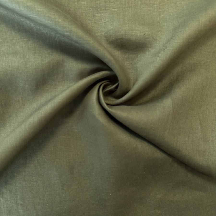 Linane kangas, khakiroheline, laius 138 cm