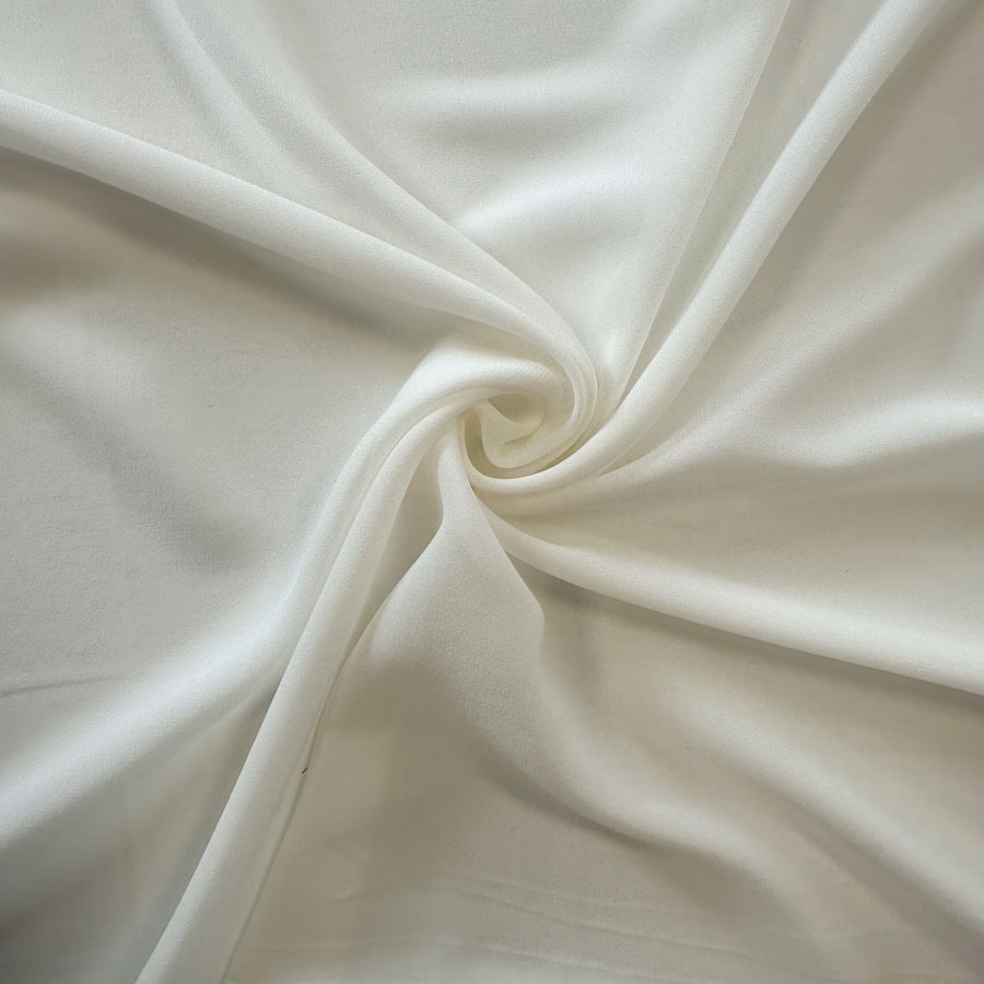 Siidšifoon, stretch, naturaalvalge, laius 140 cm