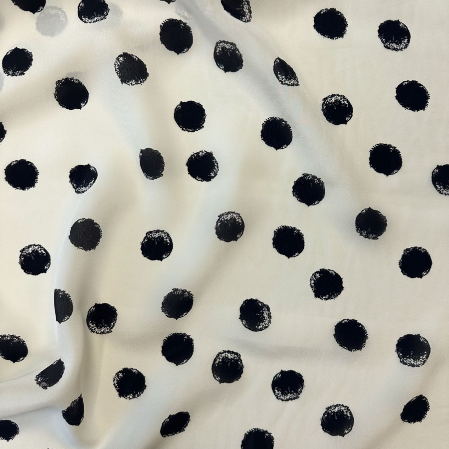 Siid, naturaalvalgel must mumm, laius 135 cm