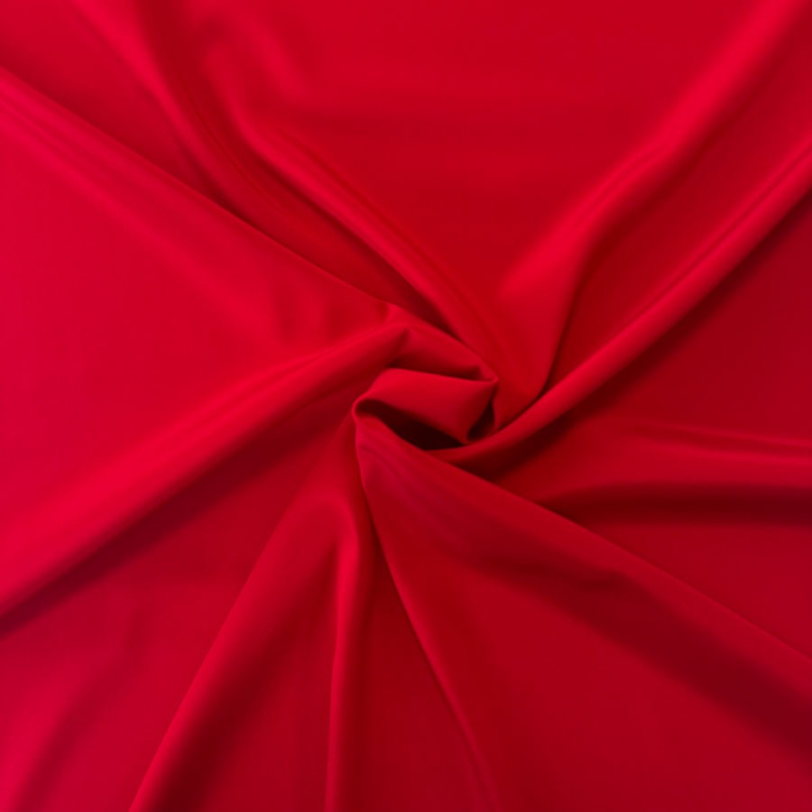 Siid stretch, erepunane, laius 138 cm