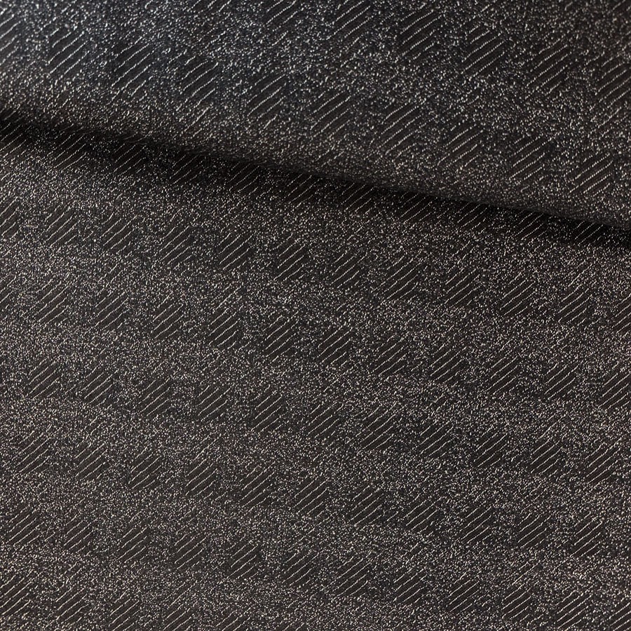 Villane kostüümiriie, musta- hallikirju, koemustriga, laius 150cm