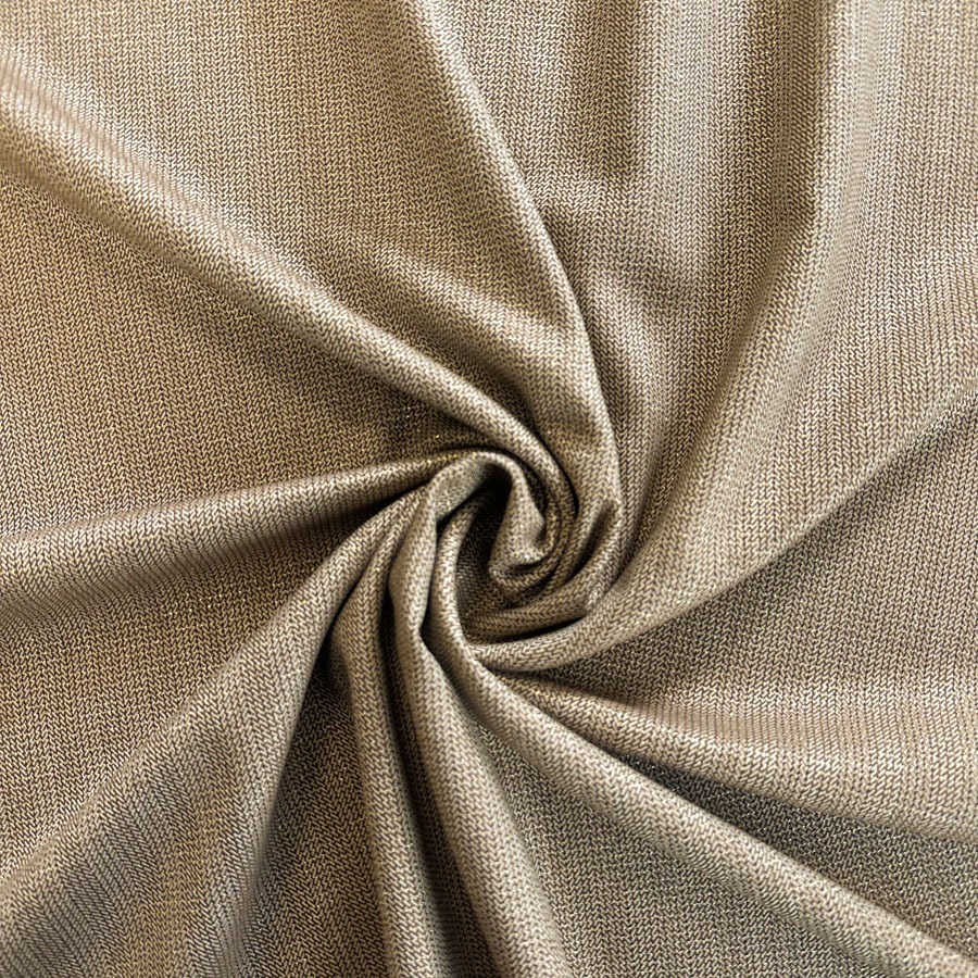 Kostüümikangas, kuldpruun metallicuga, laius 140cm
