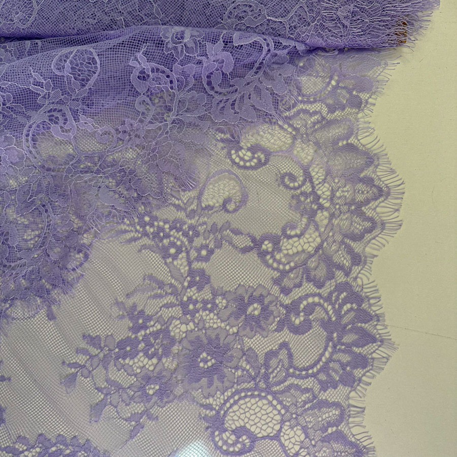 Õhuke Prantsuse pits, helelilla, laius