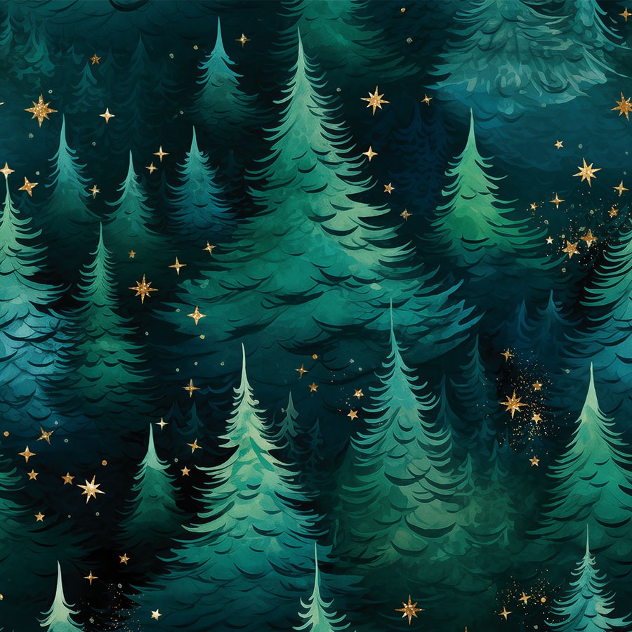 Dekoratiivriie, jõulu, sametkangas, kuusekesed, laius 150cm;