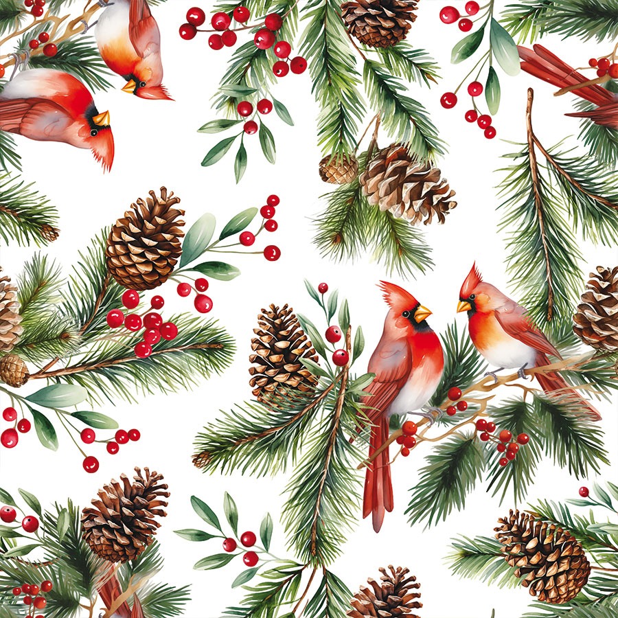 Dekoratiivriie, jõulu, vett hülgav, leevikesed ja kuuseoksad, laius 160cm;