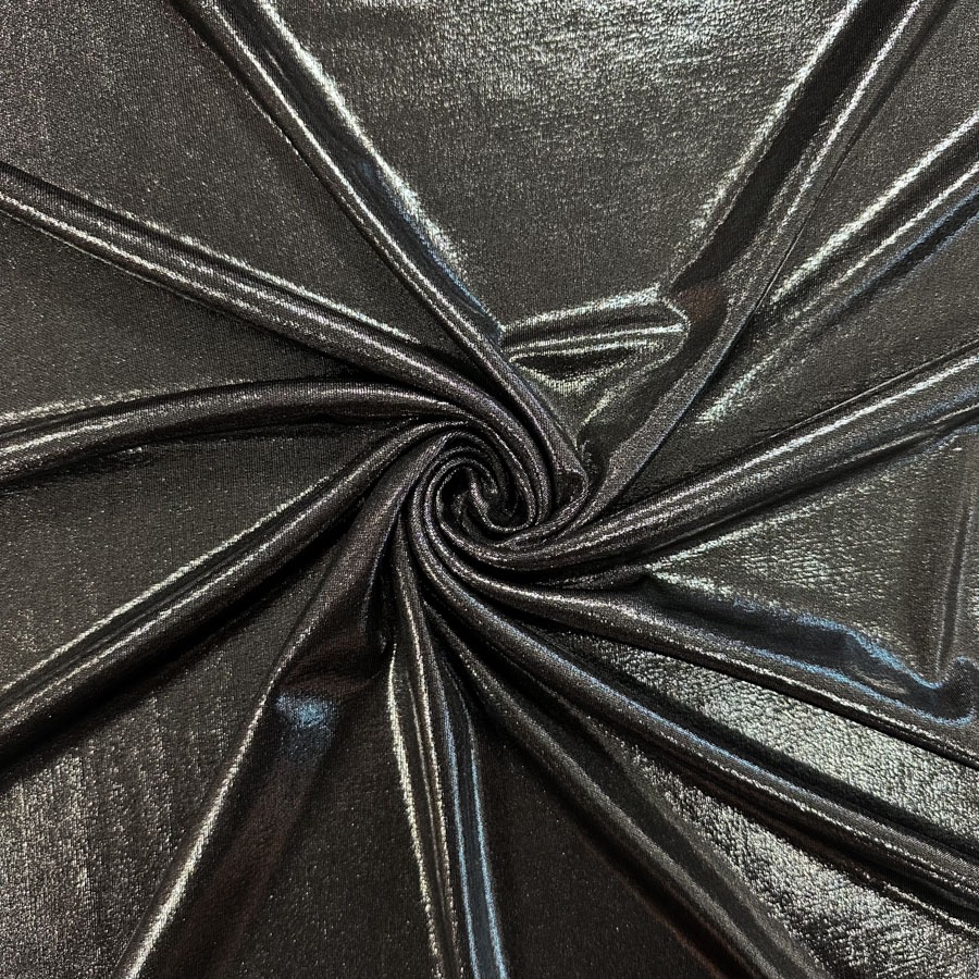 Trikotaaž lükra, grafiithalli läikega, laius 145cm