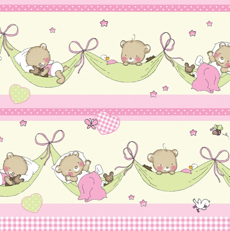 Voodipesukangas karukesed roosa ja beeziga, laius 160cm