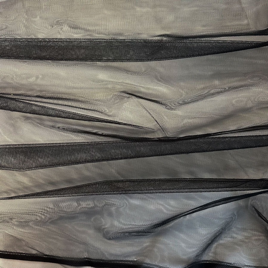 Pehme tüllkangas, must c.3, laius 125-130 cm