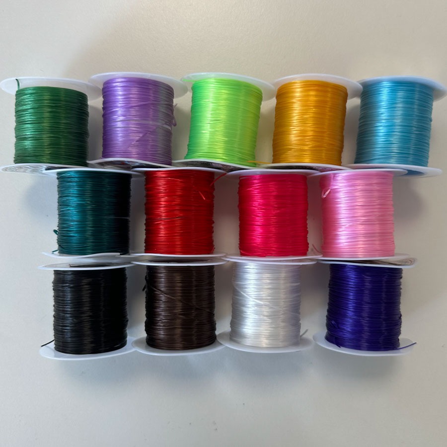 Silikonkumm pehme, kiuline Strong Stretch ehete valmistamiseks, ca 13,6m/rl