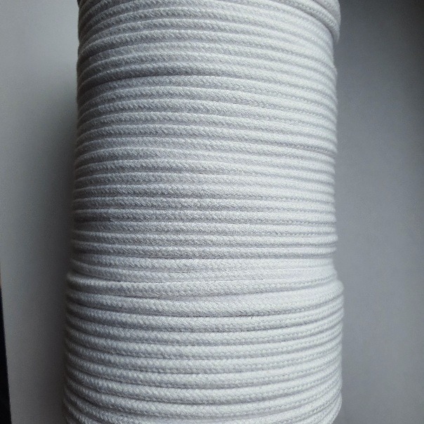 Puuvillane nöör 3mm, valge