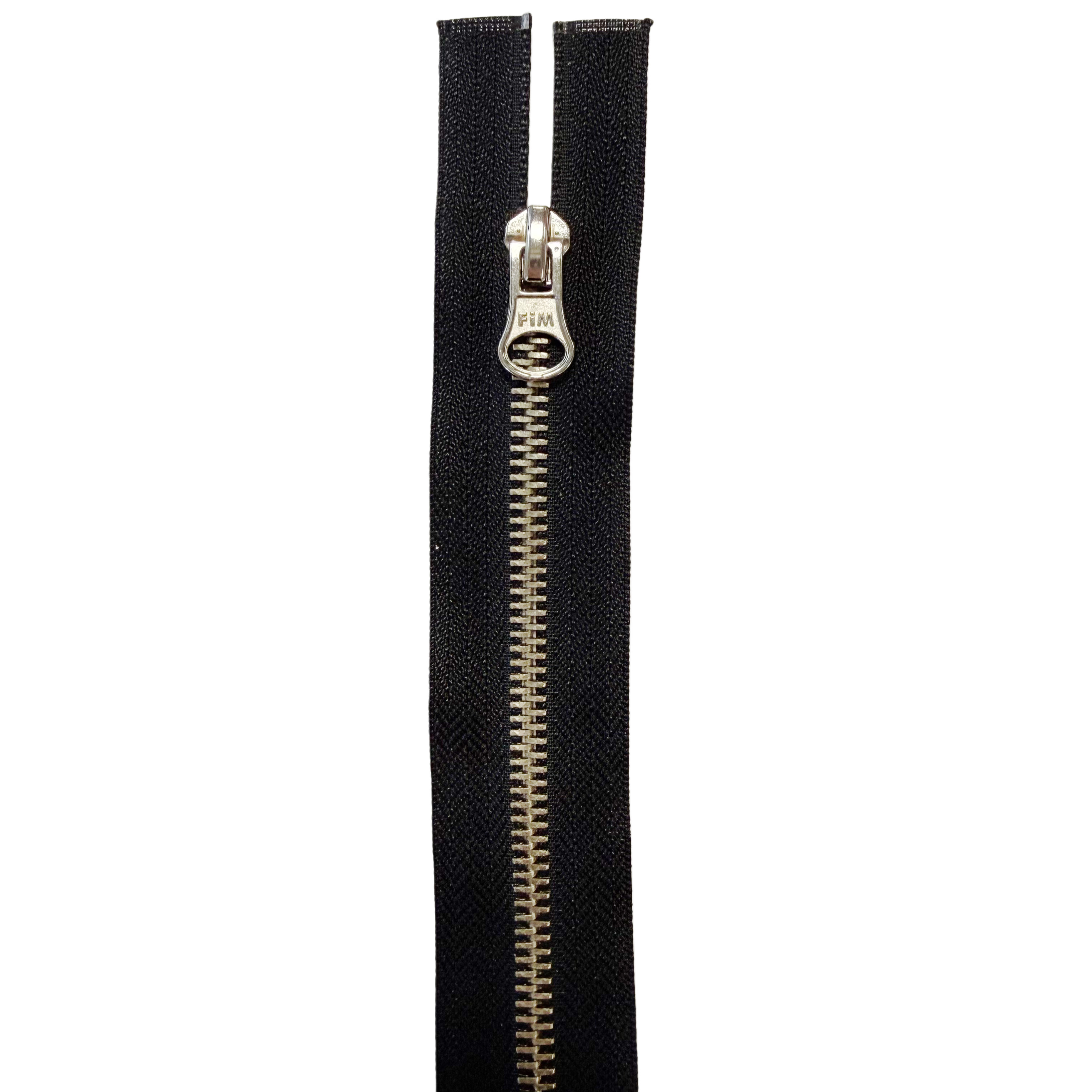 Metallist, 2-kelguga tõmblukud, 6mm, hõbedane hammastik,