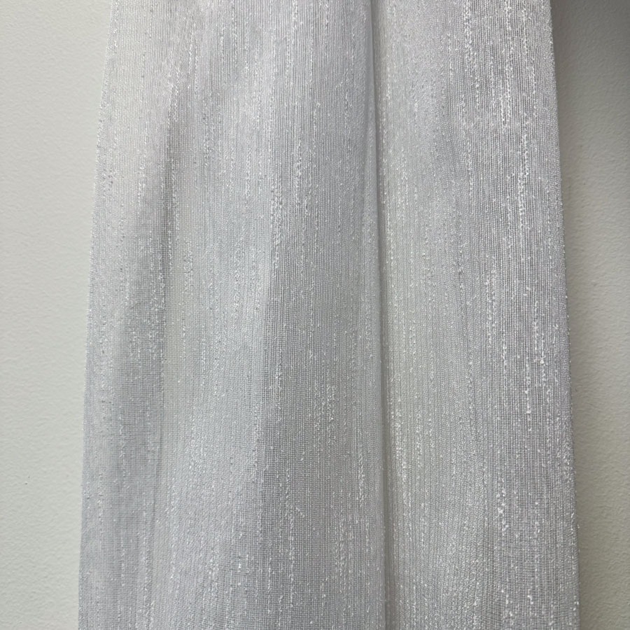 Päevakardina kangas MT-1008, trapsudega, valge, kõrgus 300cm.