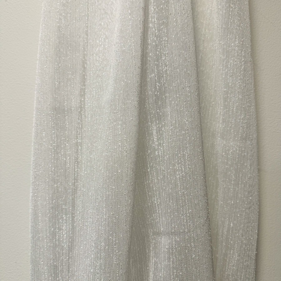 Päevakardina kangas MT-1008, trapsudega, naturaalvalge, kõrgus 300cm.