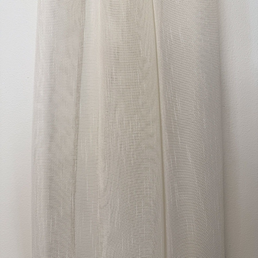 Päevakardina kangas MT-1002, trapsudega, kreemikas, kõrgus 300cm.