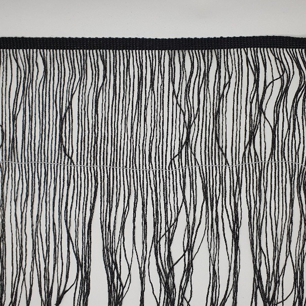 Narmapael must, kerge sädelusega, laius 25cm