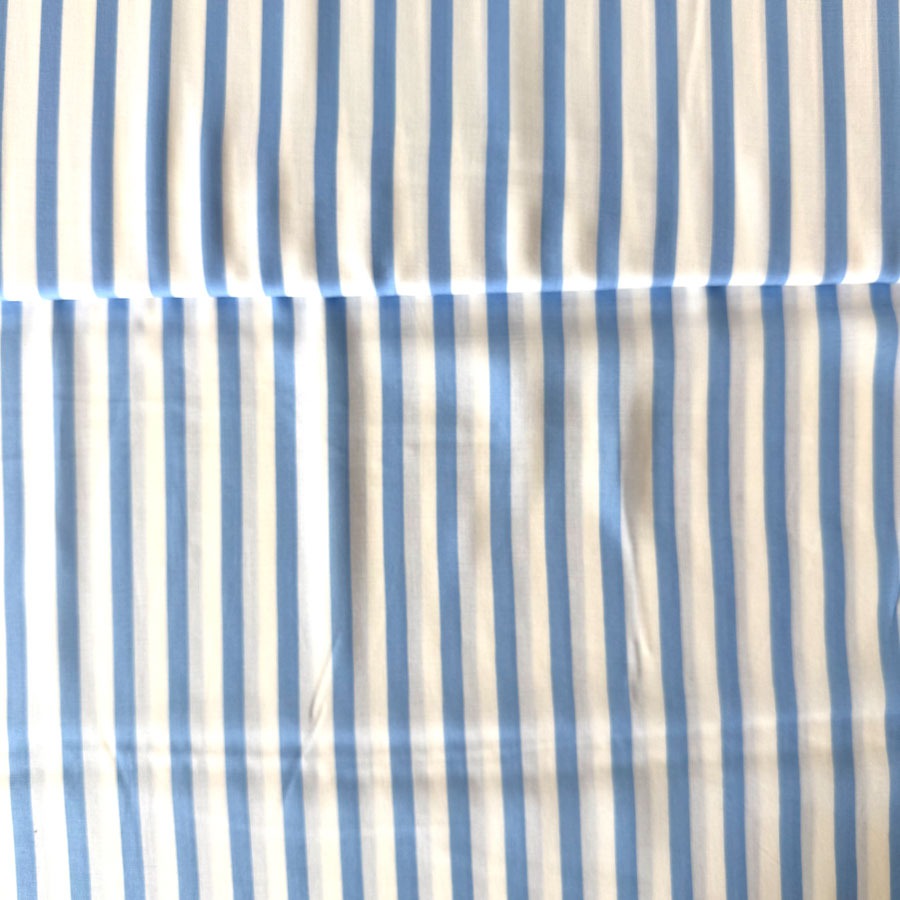 Viskooskangas valge-sinisetriibuline, laius 142 cm