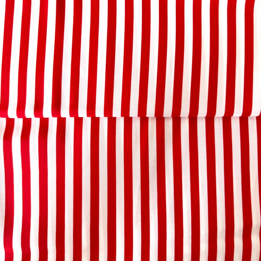 Viskooskangas valge-punase triibuline, laius 144cm