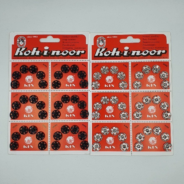 Trukid õmmeldavad 6mm-18mm, roostevabad, kpl. 6tk, (alates 13mm 3tk.), Koh-i-noor/ 