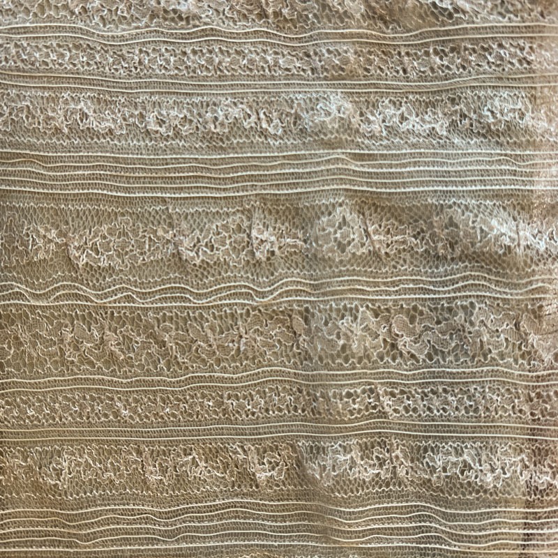 Kortsutüllpits mustriga,  beež, La Perla, laius 118 cm