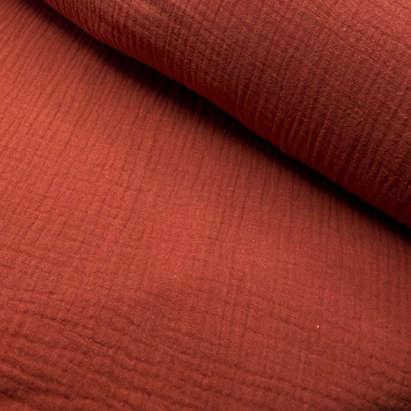 Musliin gofr. 2-kordne, telliskivipunane/TOMETTE, 130g/m2