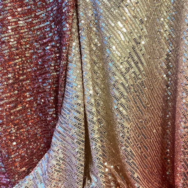 Littertrikotaaž, üleminekuga roosaks