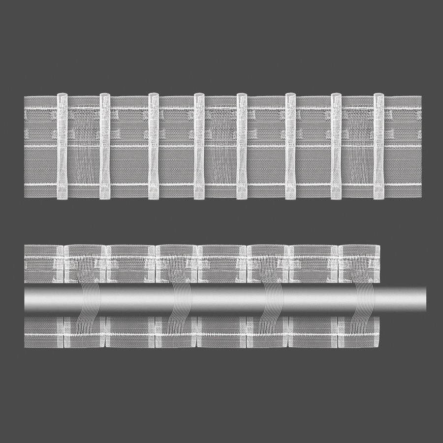 kardinapael tunnel 75mm, läbipaistev, pliiatskrooge , 1:2