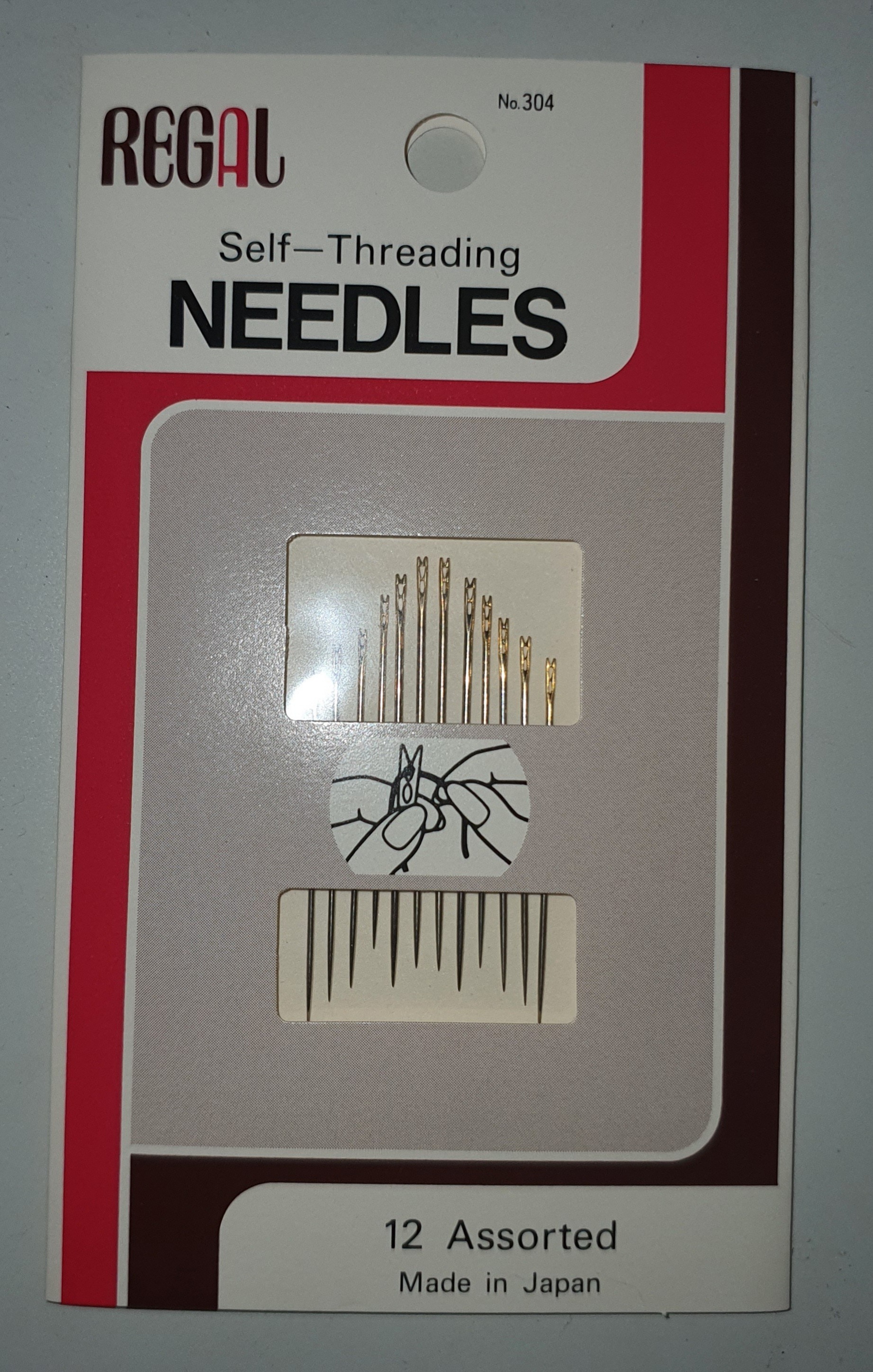 Õmblusnõelad vaegnägijatele, Self-Threading,nr.304, RAMO-ZE